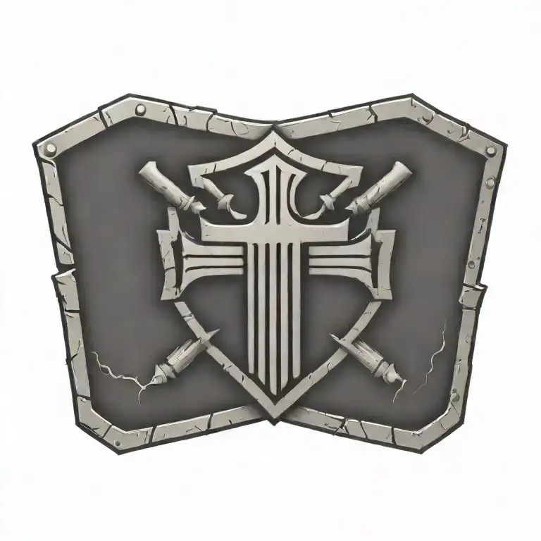 Harley Davidson Bar And Shield Templar Cross