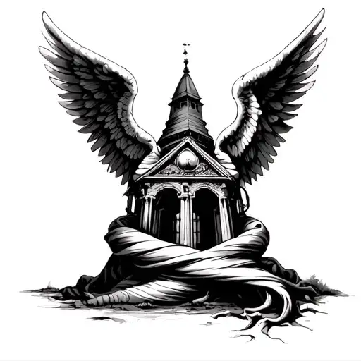 Temples Wrapped Angel