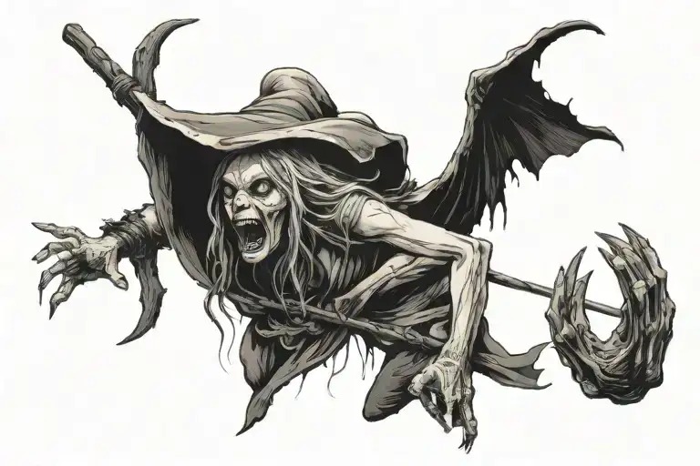 Witch Escaped Death At The Stake And Is Killing People