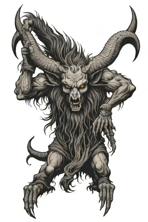 Baphomet Wearing Shirt