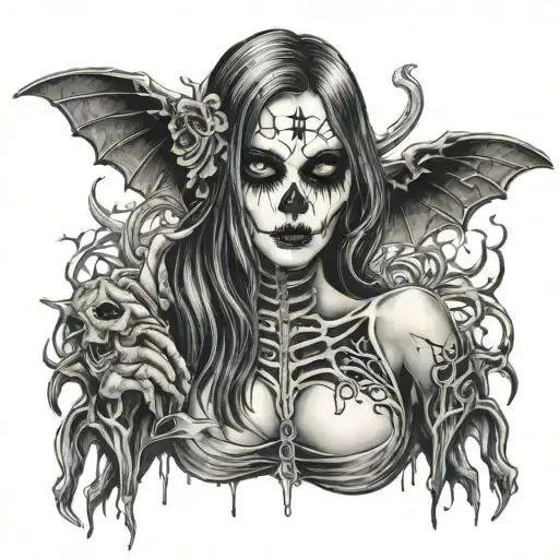 Death Girl Gothic Sexy