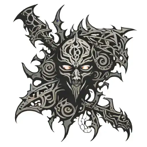 Dark Tribal 2024 Design Cyber Sigilism