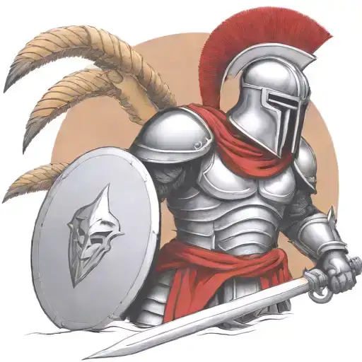 Spartan In Full Armor