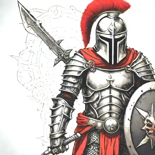 Spartan In Full Armor