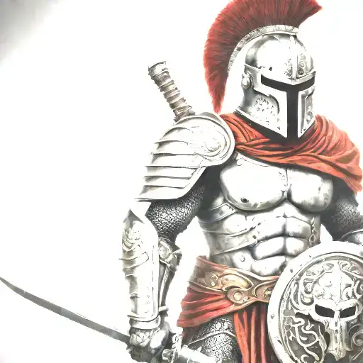 Spartan In Full Armor