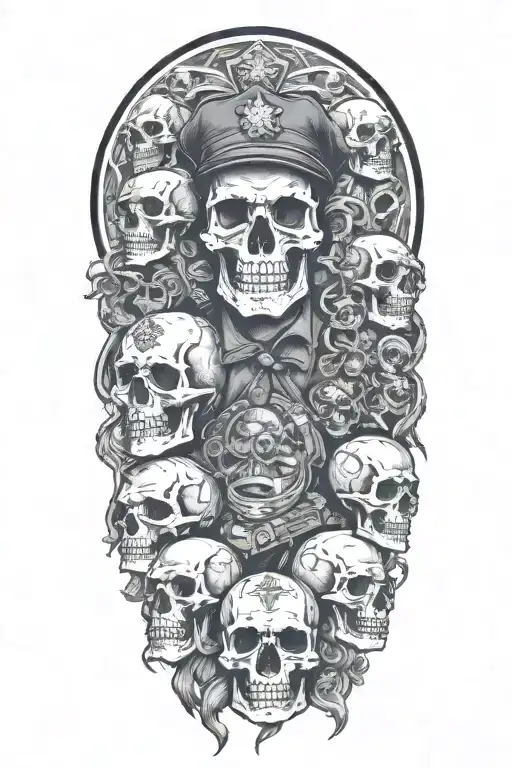 Paramedic And Skulls