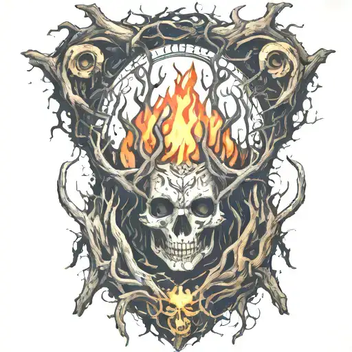 Firewood Forrest Fire Bush