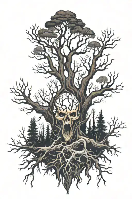 Forest Fire Bush Wood