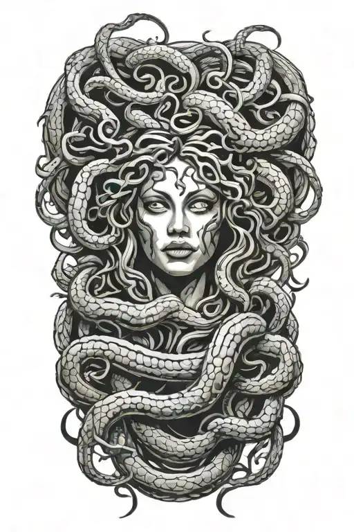 Medusa With Snakes
