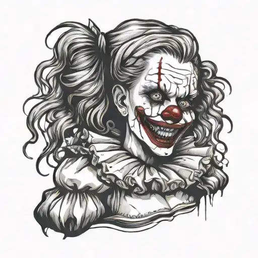Creepy Clown Girl