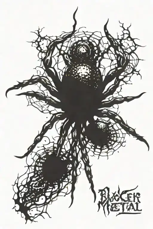 Black Metal Spider