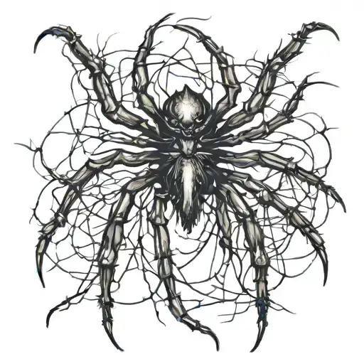 Black Metal Spider