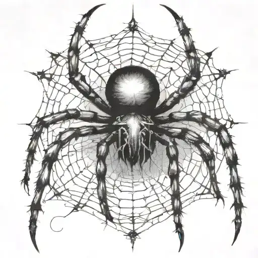Black Metal Spider
