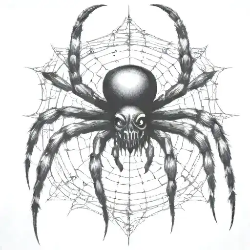 Black Metal Spider