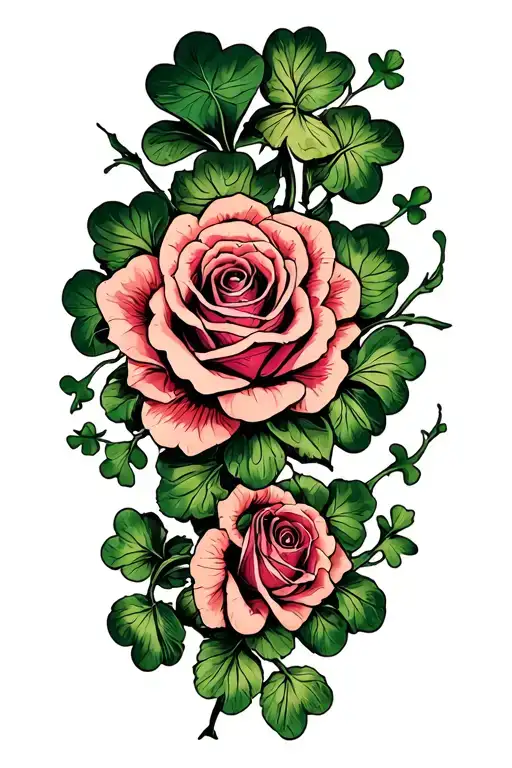Shamrock And Roses
