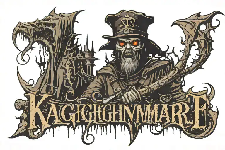 Knightmare Lettering