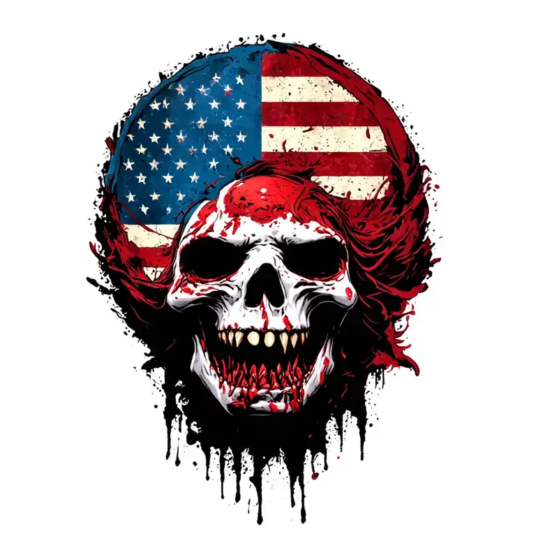 Distressed American Flag