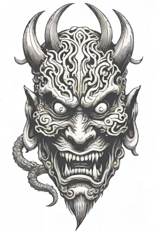 Oni Demon Mask