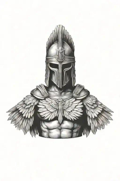 Roman Soldier Sparta Style Wings