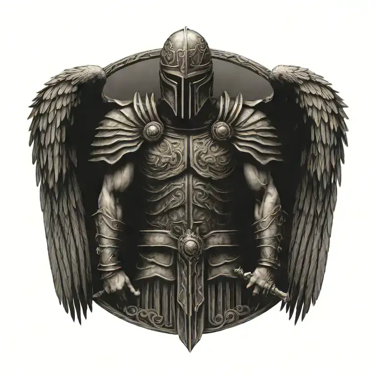 Roman Soldier Sparta Style Wings