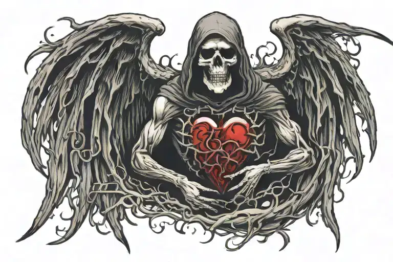 Grim Reaper Sacred Heart
