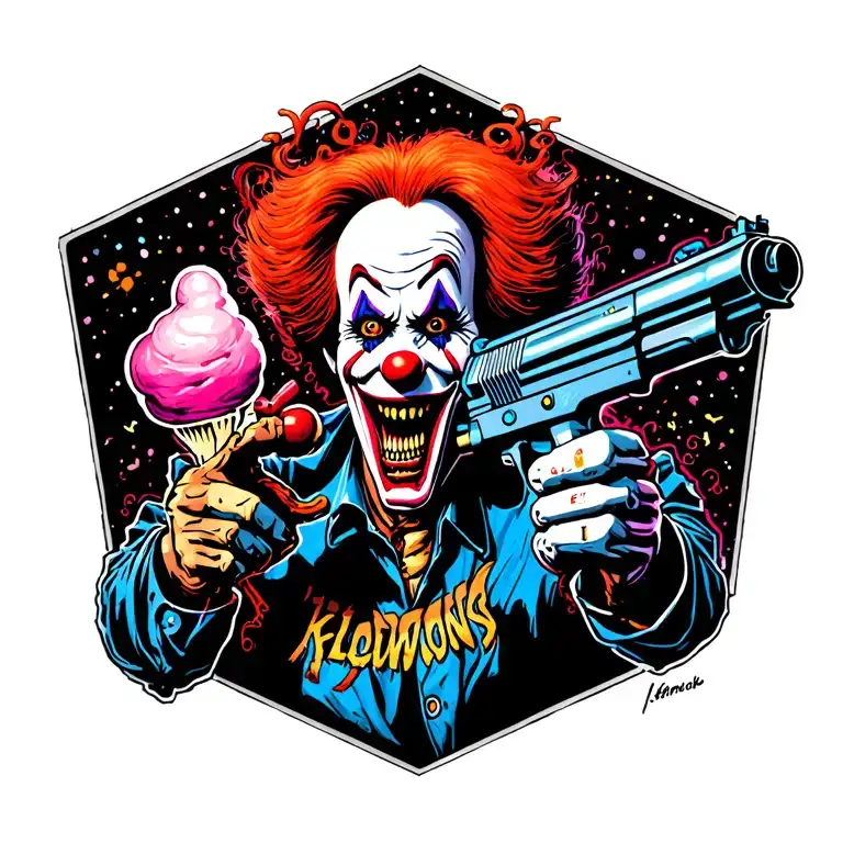 Killer Klowns From Outer Space Cotton Candy Gun