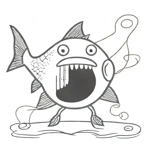 Carp Fish With A Blunt