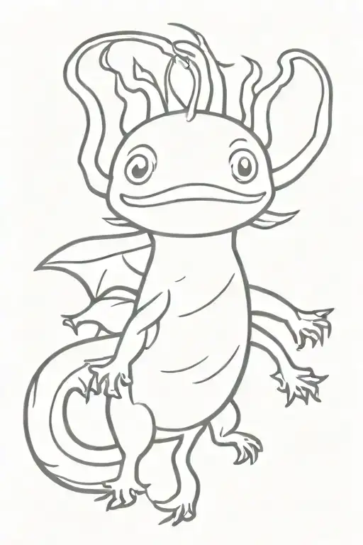 Axolotl Dragon