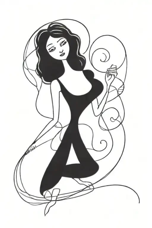 Dainty Thin Lines Only Use Black