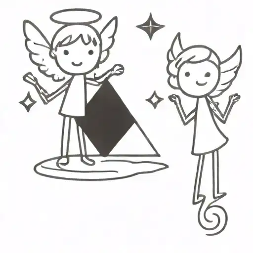 Little Diamond And Angel On Top