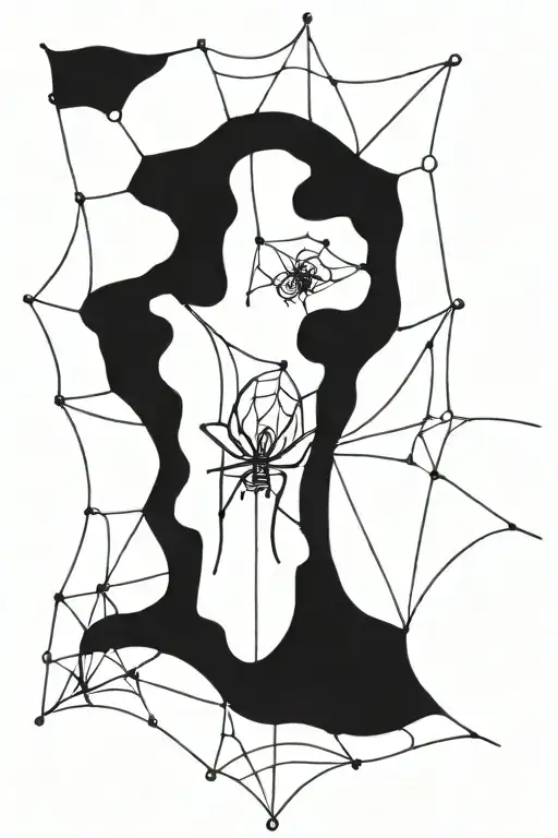 Puzzle Piece Spider Web