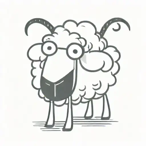 A Cartoon Sheep