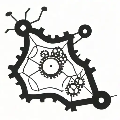 Steampunk Spider With Gears