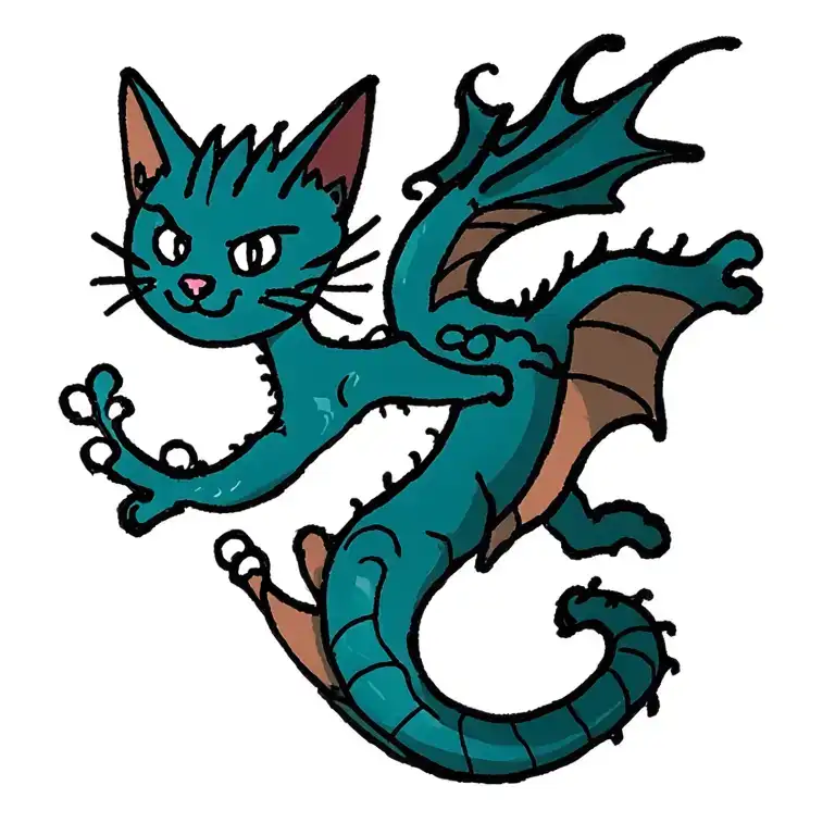 Floating Cat Dragon