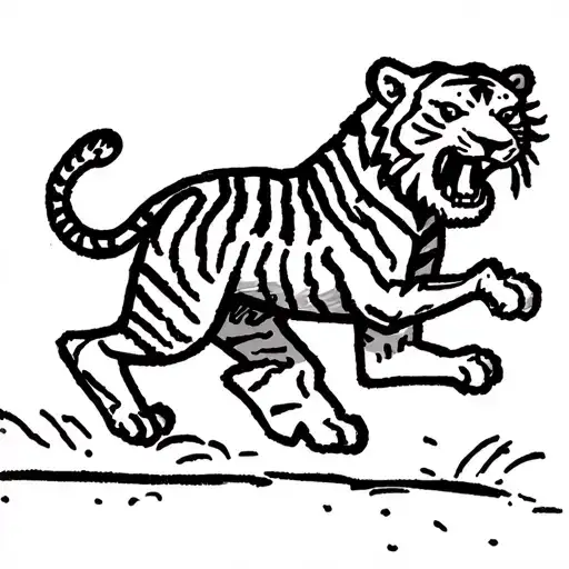 Tiger Running
