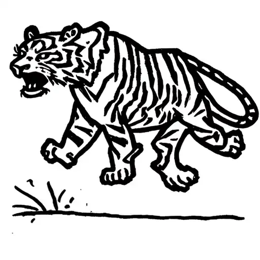 Tiger Running