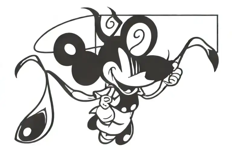 Capricorn Symbol Mickey Mouse