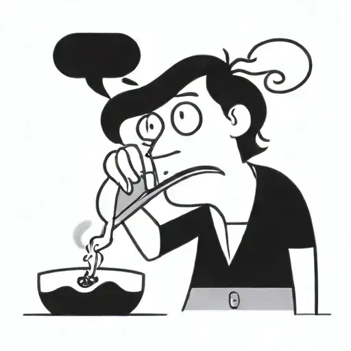 Cartoon Smoking Weed Being High