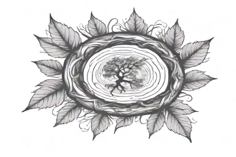 Tree Branch Intertwined