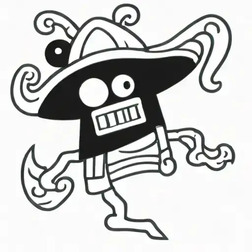 Tlaloc With Pirate Hat
