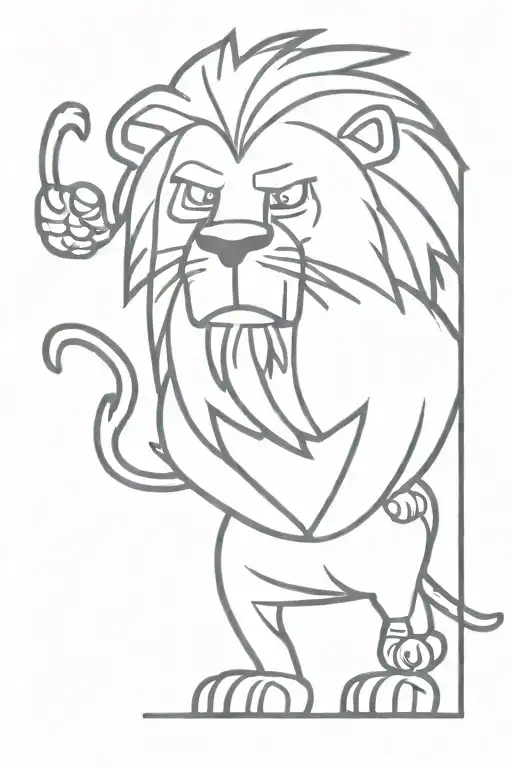 Lion Angry Lion