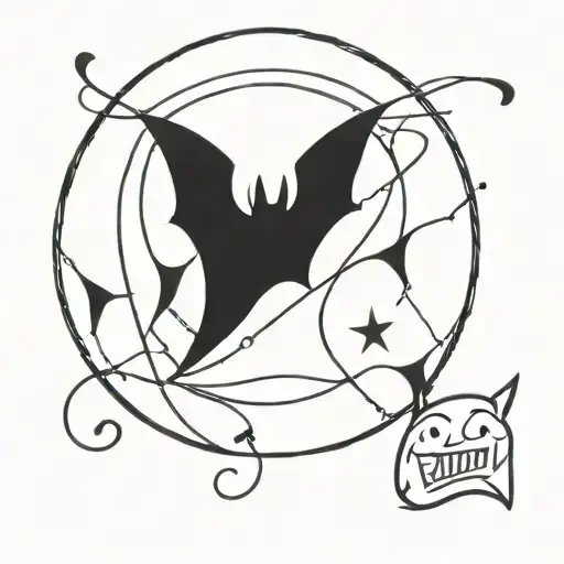 Symbol Along With Bat