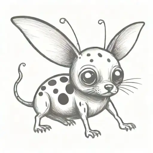 Ladybug With Chihuahua Head