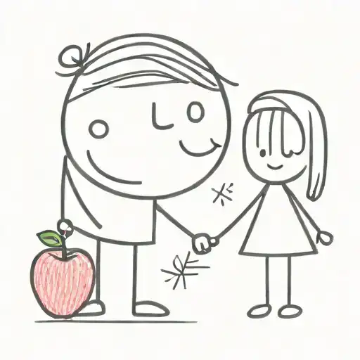 Daddy Daughter Apple
