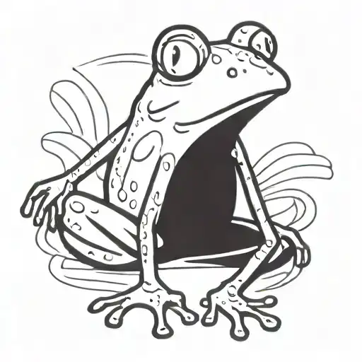 Comic Frog