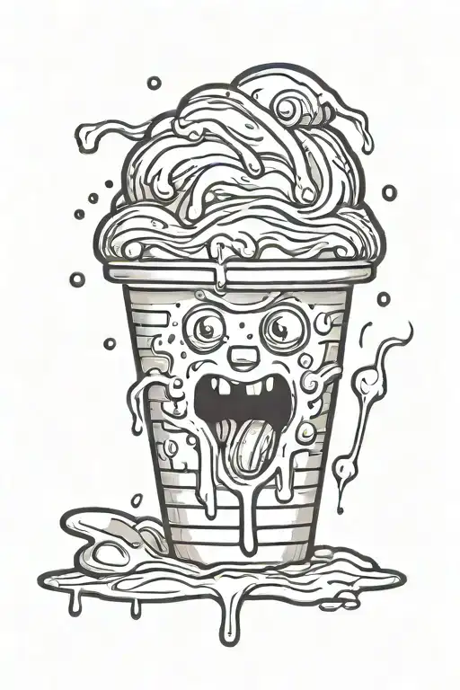 Melting Icecream Cover Up