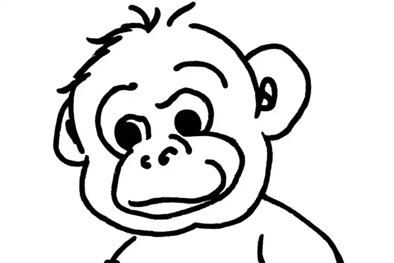 Baby Monkey Head