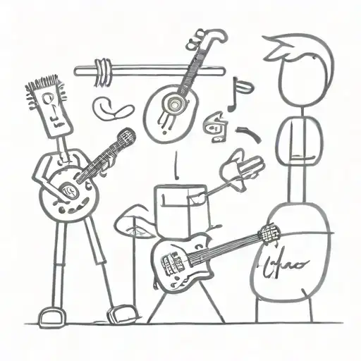 Incorporate Music Notes And Lyrics From Punk Rock Songs Into A Tattoo Featuring The Spiceguys