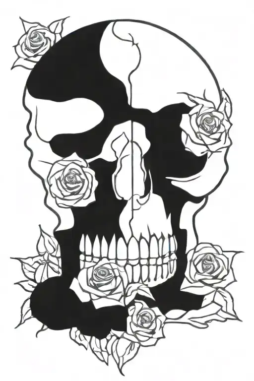 Skull And Roses