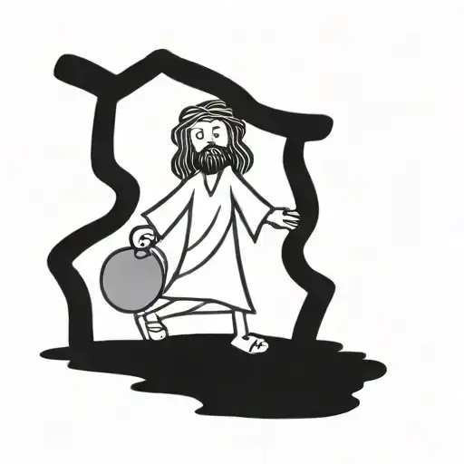 Jesus Walking